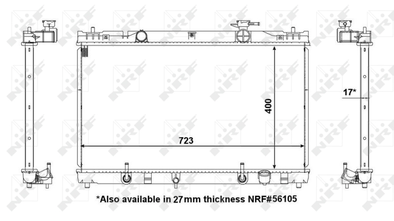NRF Radiateur 53587