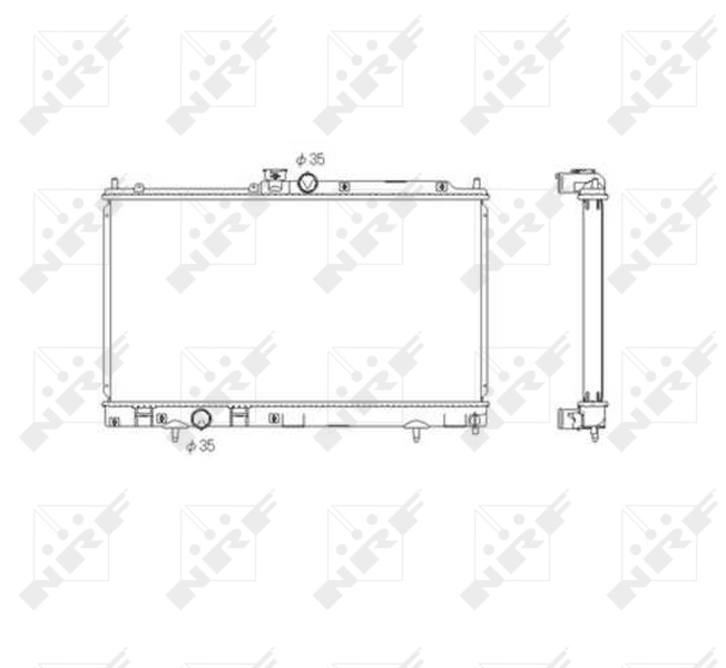 NRF Radiateur 53591