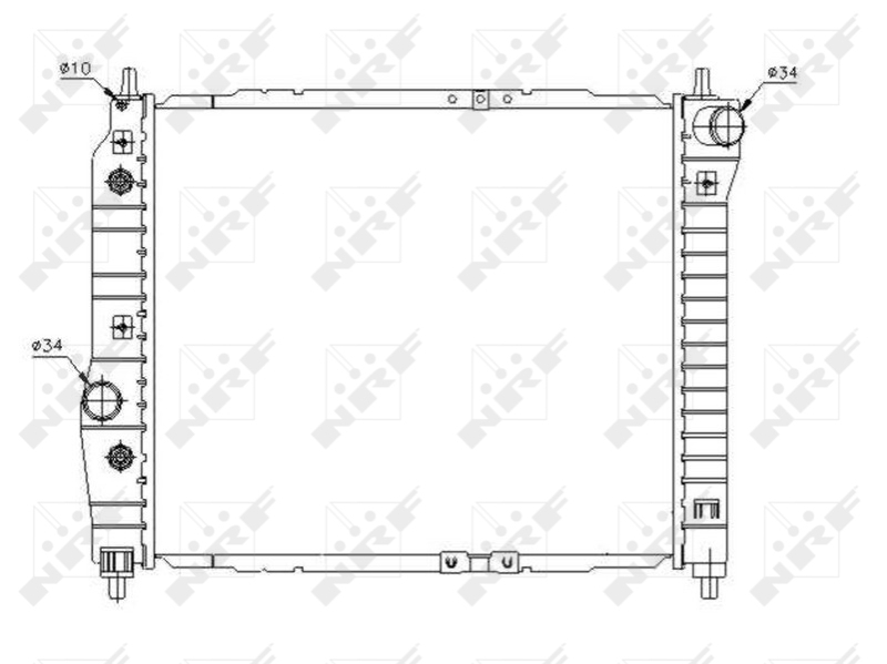 NRF Radiateur 53638