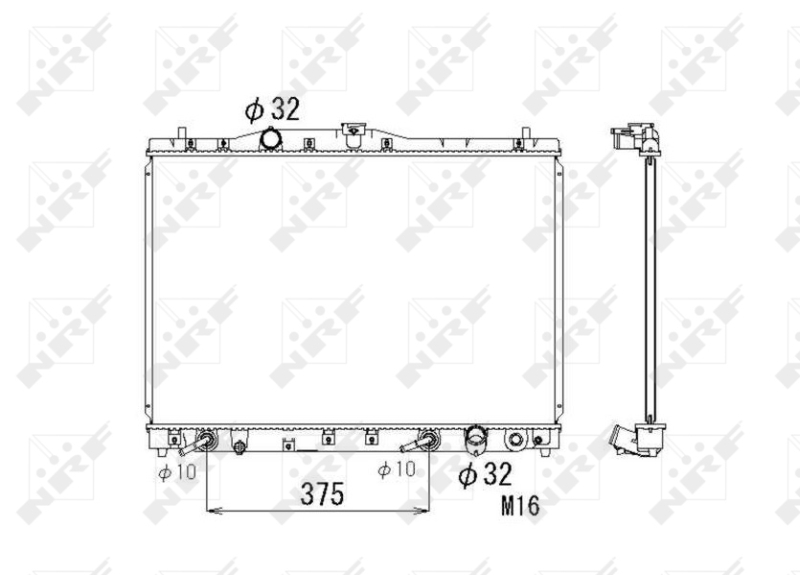 NRF Radiateur 53677