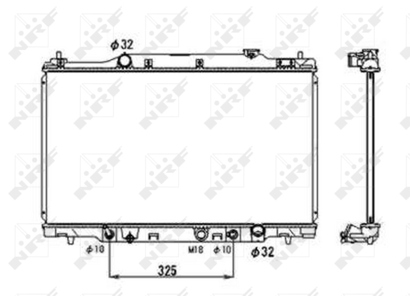 NRF Radiateur 53679