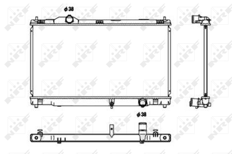 NRF Radiateur 53680