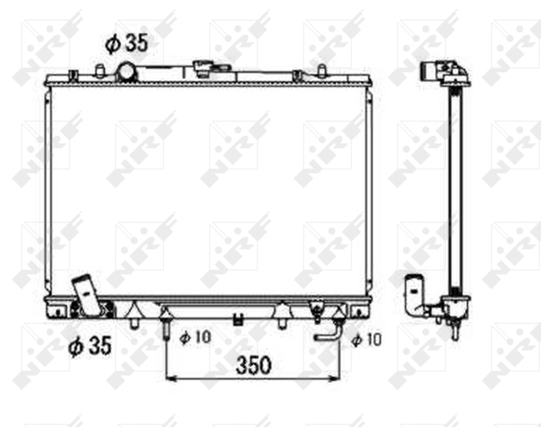 NRF Radiateur 53687