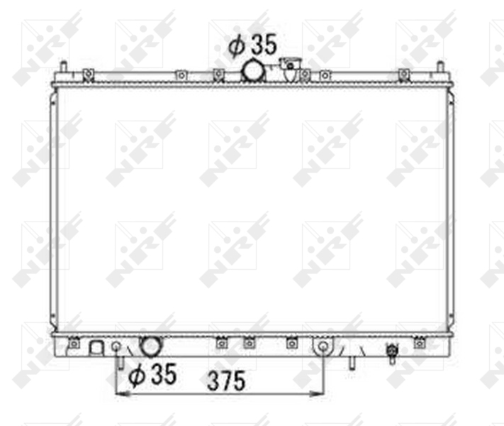 NRF Radiateur 53690