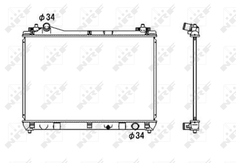 NRF Radiateur 53703