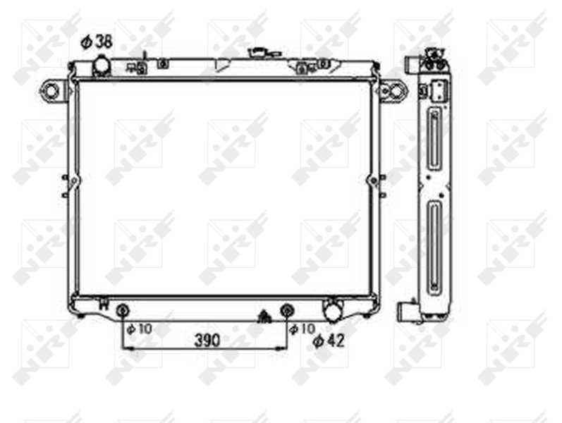 NRF Radiateur 53706