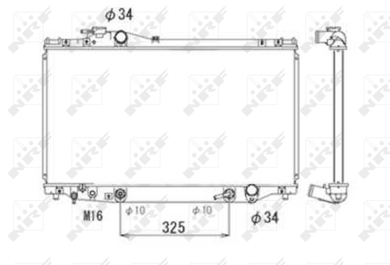 NRF Radiateur 53710