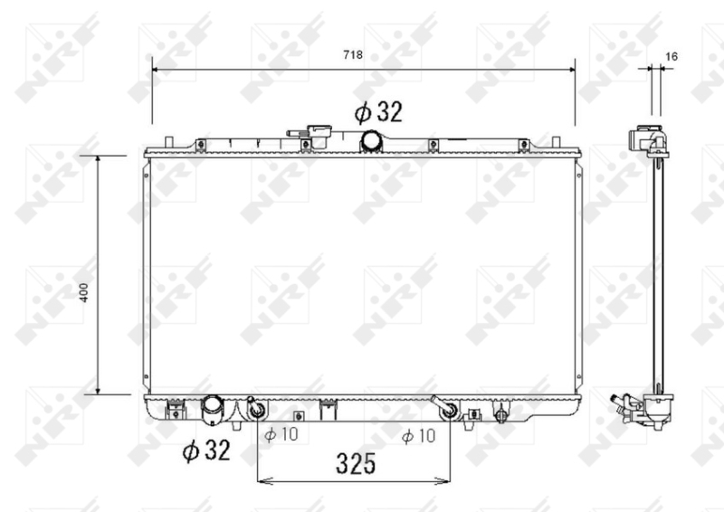 NRF Radiateur 53744