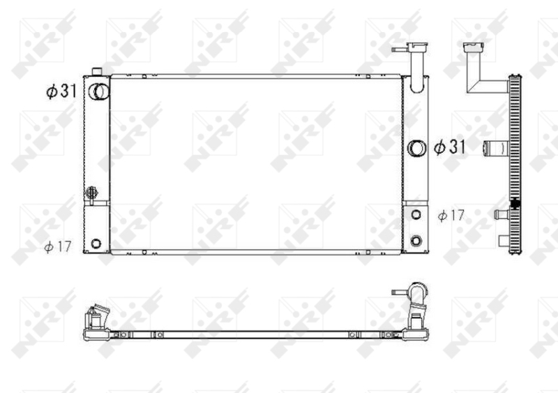 NRF Radiateur 53747