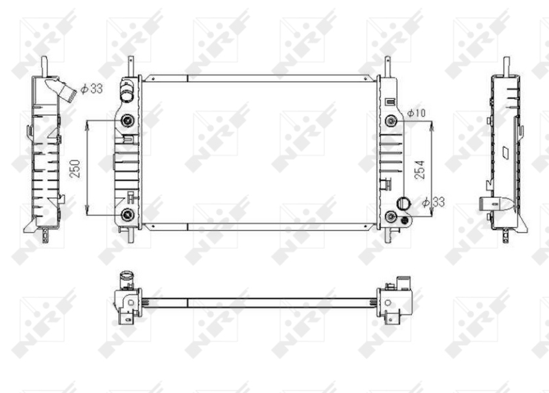 NRF Radiateur 53748