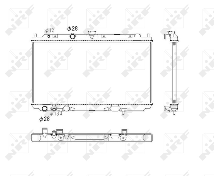 NRF Radiateur 53760