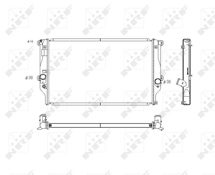 NRF Radiateur 53769