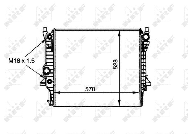 NRF Radiateur 53805