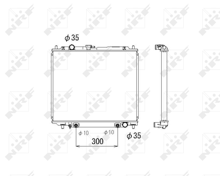 NRF Radiateur 53810