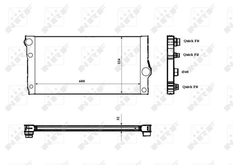 NRF Radiateur 53817