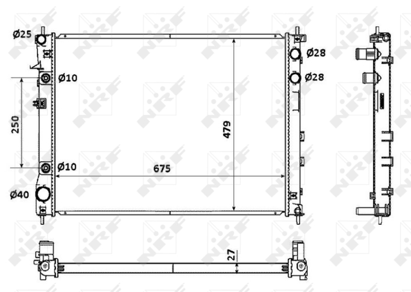 NRF Radiateur 53887