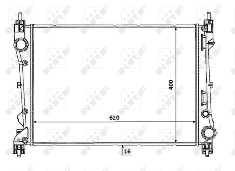 NRF Radiateur 53935