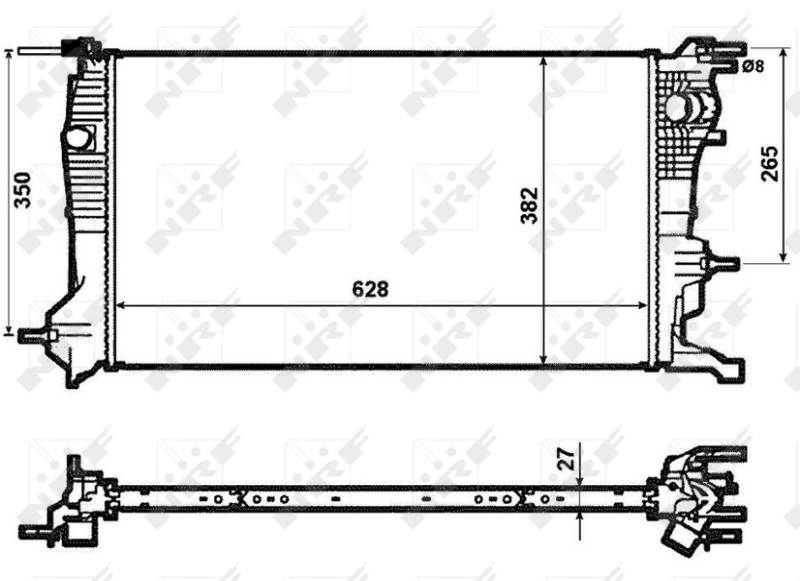 NRF Radiateur 53963