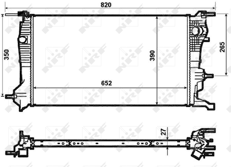 NRF Radiateur 53964