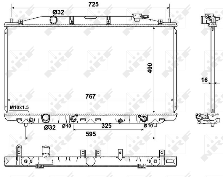 NRF Radiateur 53971