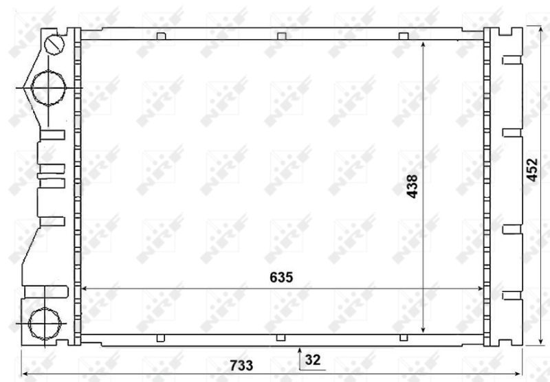 NRF Radiateur 53975