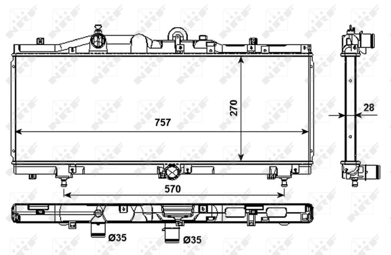 NRF Radiateur 53983