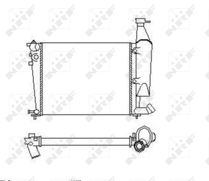 NRF Radiateur 54676