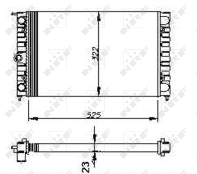 NRF Radiateur 54694