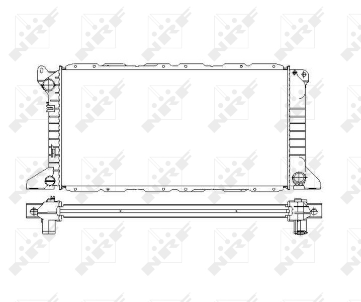 NRF Radiateur 54754