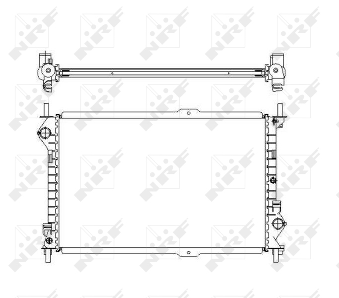 NRF Radiateur 54755