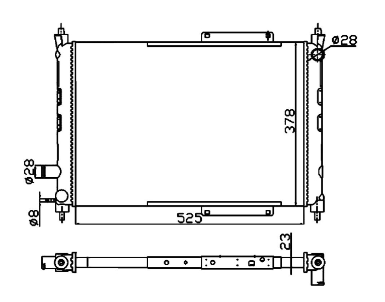 NRF Radiateur 55326A