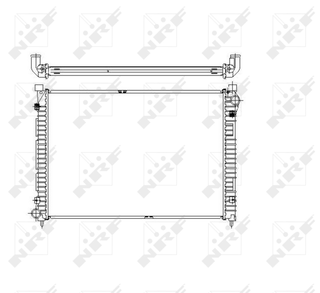 NRF Radiateur 55444