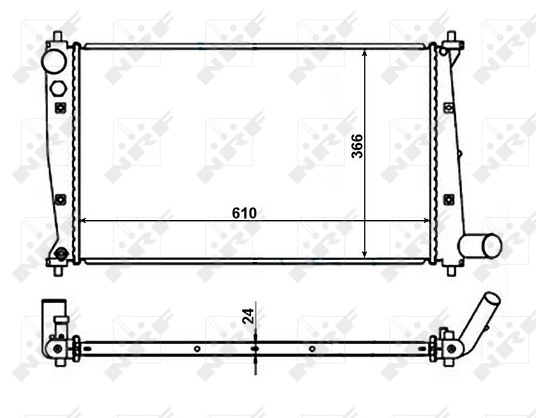 NRF Radiateur 56102