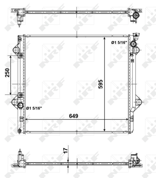 NRF Radiateur 56104