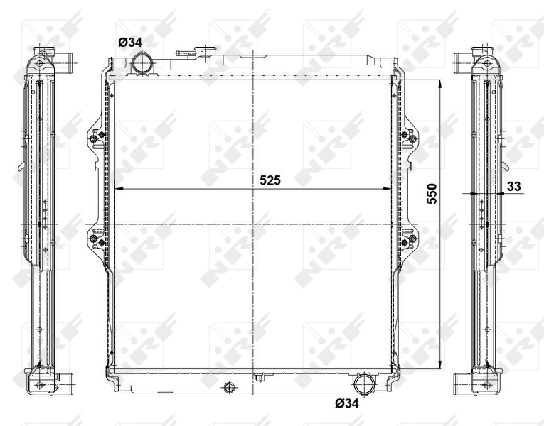 NRF Radiateur 56115