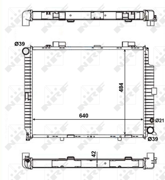 NRF Radiateur 56139