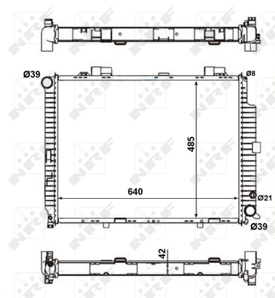 NRF Radiateur 56140