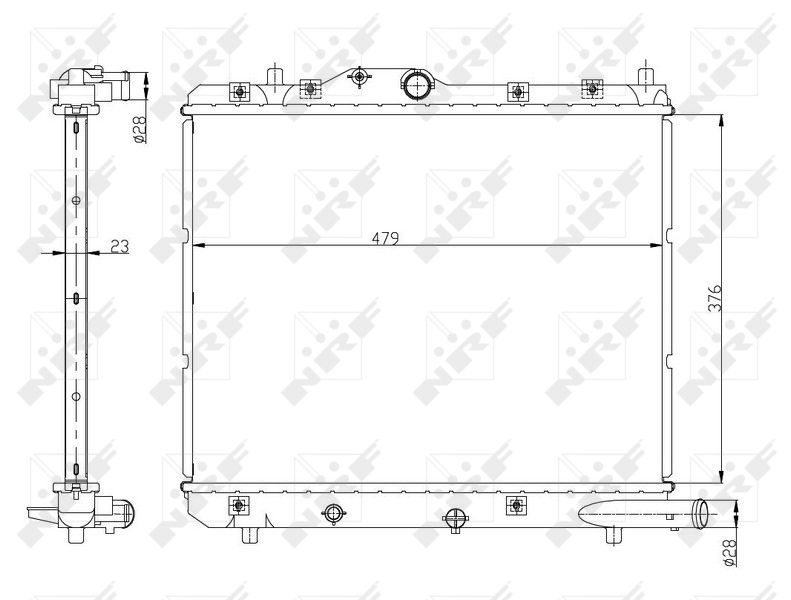 NRF Radiateur 56147