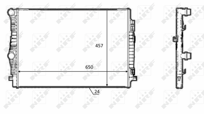 NRF Radiateur 58392