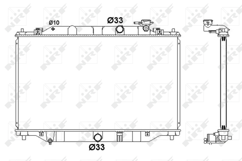 NRF Radiateur 58416