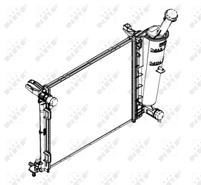 NRF Radiateur 58433