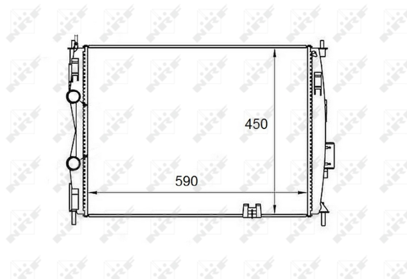 NRF Radiateur 58461