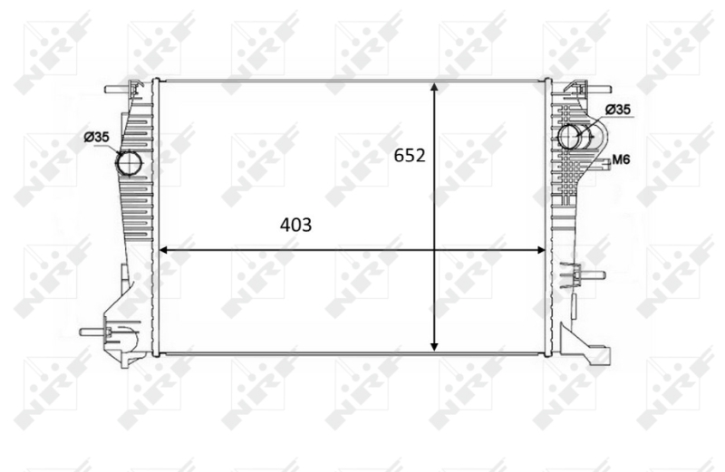 NRF Radiateur 58488