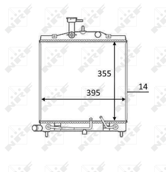 NRF Radiateur 58531