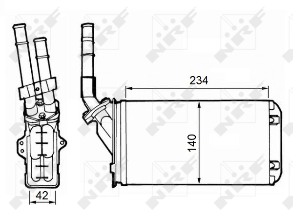 NRF Kachelradiateur 58643