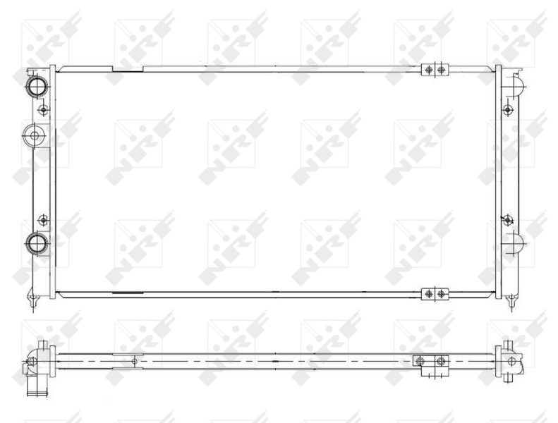 NRF Radiateur 58929