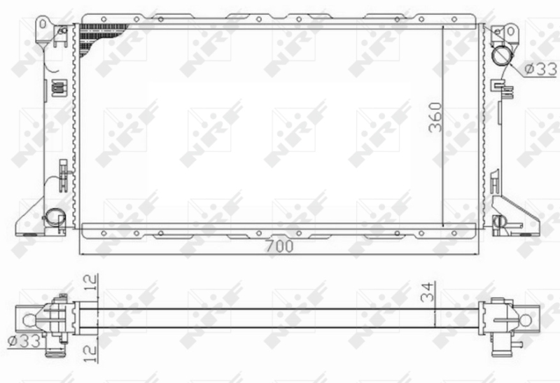 NRF Radiateur 59013