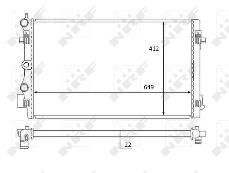 NRF Radiateur 59056