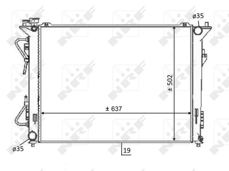 NRF Radiateur 59064