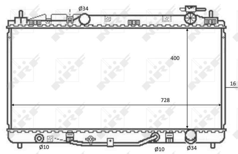 NRF Radiateur 59079